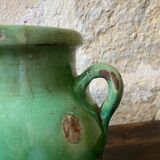 Green grease pot