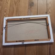 Tableau peint à l'huile " Les glands"