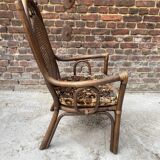 Bamboo armchair and adult canning