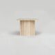 Table basse en travertin 'BRUT'