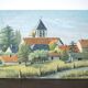 Oil on landscape canvas