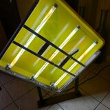 Press illuminated sign