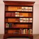 large open oak library - 19th century