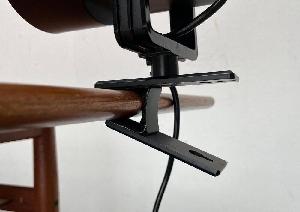Lillebror clip lamp from the Danish space age by Bent Gantzel-Boysen for Louis Poulsen, 1970s.