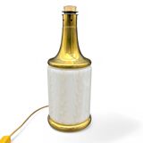 Murano lamp ied Italy vintage glass and golden brass Fabbian