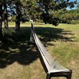 Harp style armchair