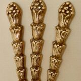 Single mid-century brass Swedish brass sconce