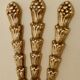 Single mid-century brass Swedish brass sconce