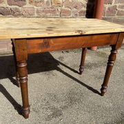 Vintage fir farm table