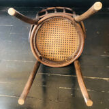 Pair of bistro chairs signed Thonet