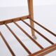 Side table with shelf on wheels - teak - Danish design - 1960s