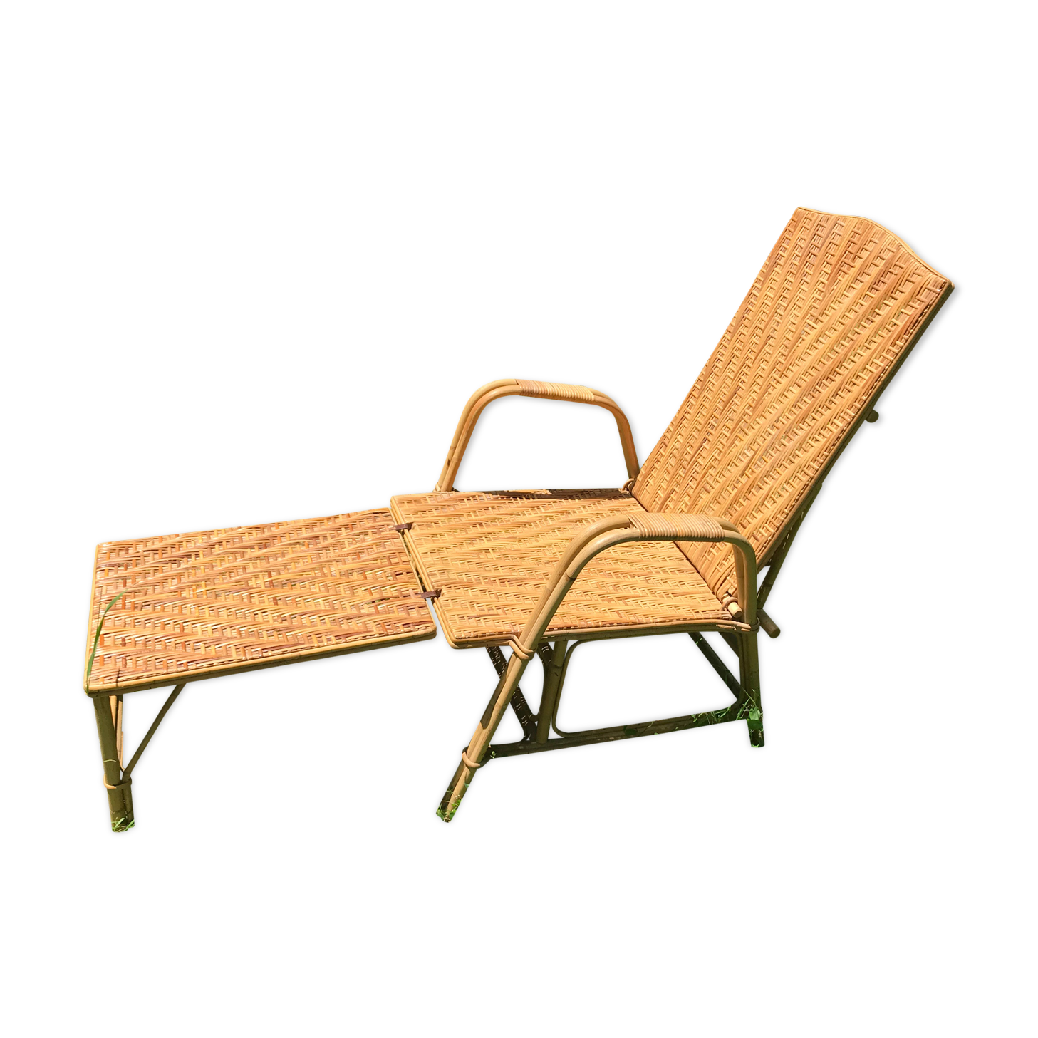 Fauteuil en osier Selency