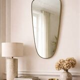 Art Deco mirror brass retro mirror