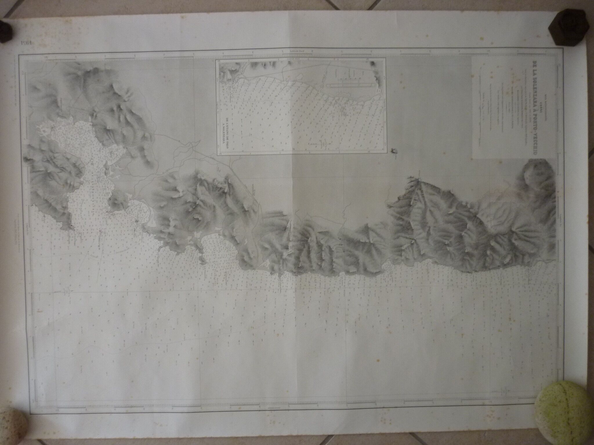 Map of the navy "la solenzara in porto-vecchio" nº 4951