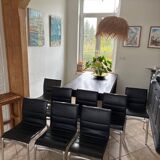 8 Alias black chairs