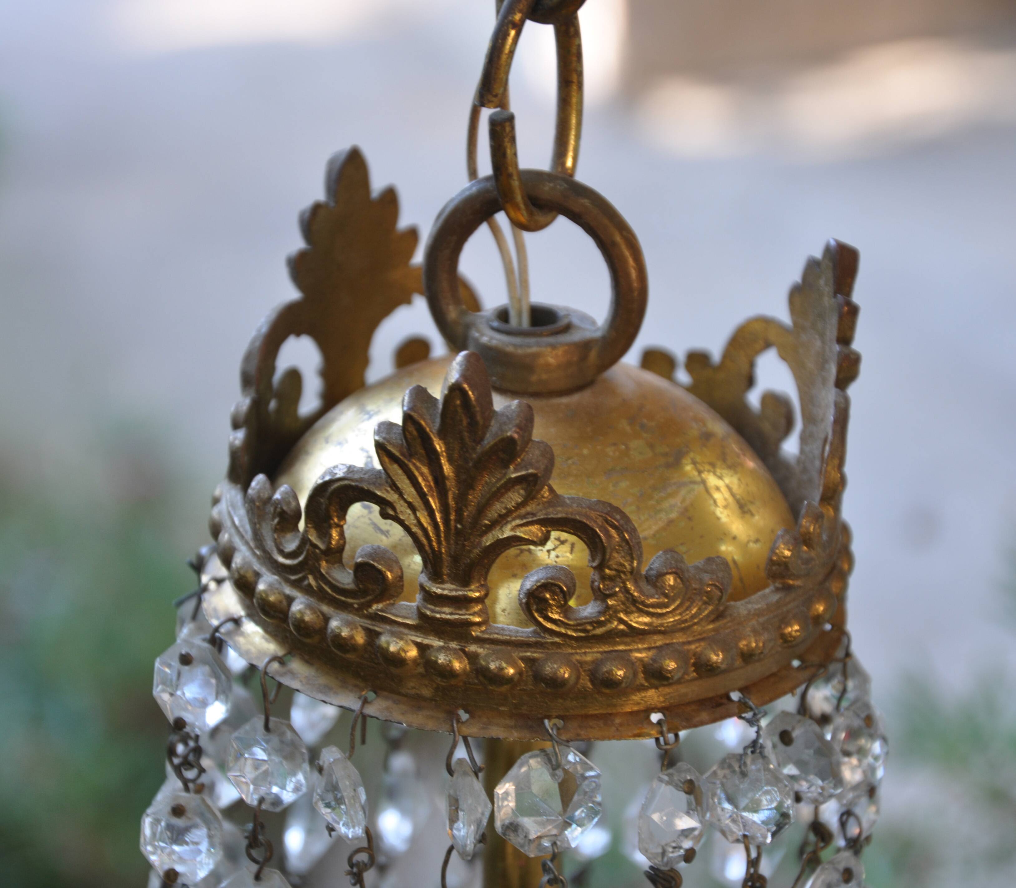 Lustre ancien Montgolfiere