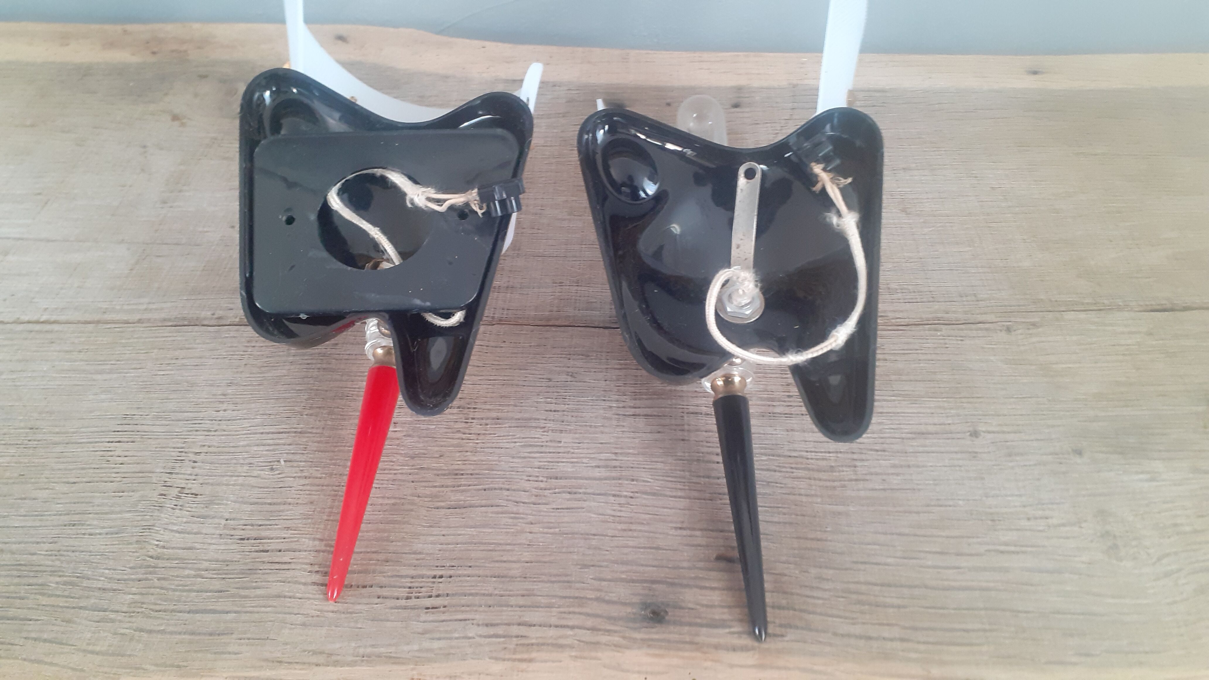 Pair of vintage sconces year 60 rockabilly