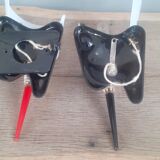 Pair of vintage sconces year 60 rockabilly