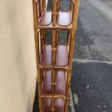 Rattan shelf from the 1960s-1970s.
