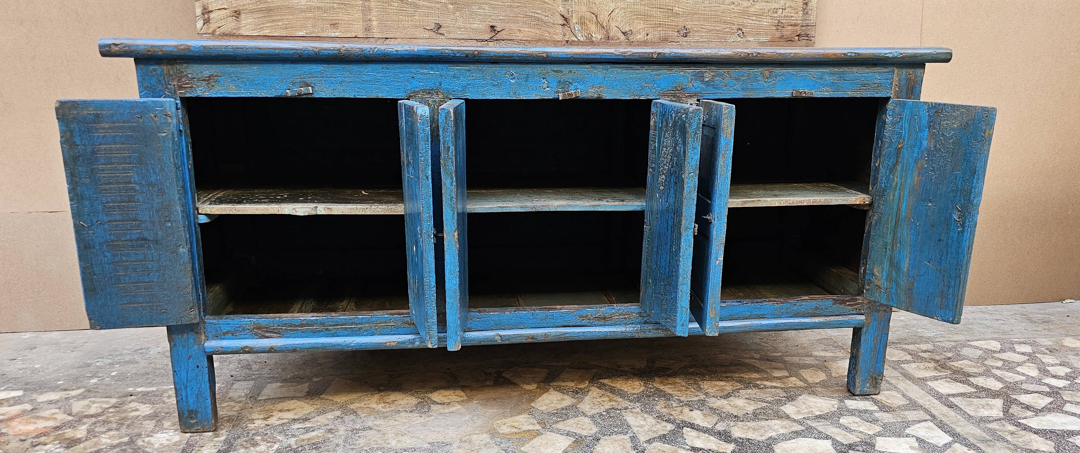Ancien buffet en teck birman