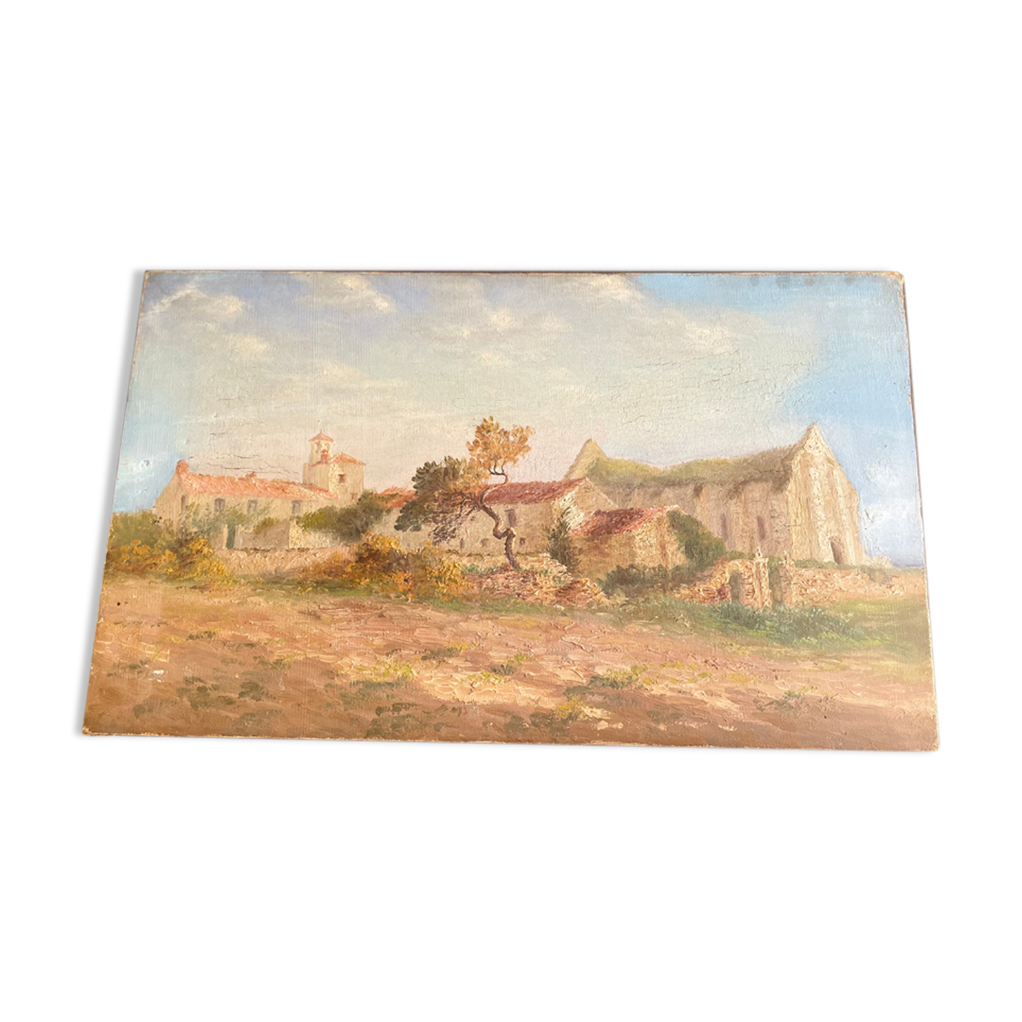 Huile sur toile paysage