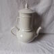 Coffee maker or teapot lunch service Apilco in earthenware with its filters