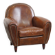 Cowhide Leather Design Armchair