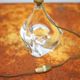 Daum France crystal lamp, vintage lamp, sculptural lamp