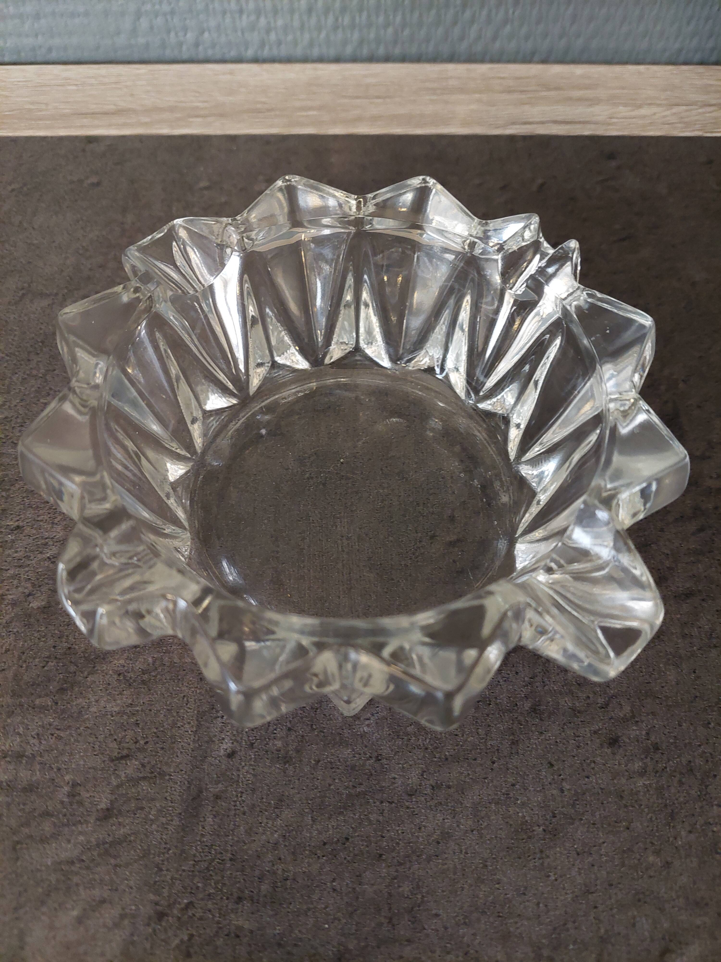 Vintage glass ashtray