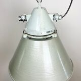 Industrial explosion proof lamp with aluminium shade from Elektrosvit, 1970s