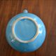 Blue bowl pitcher