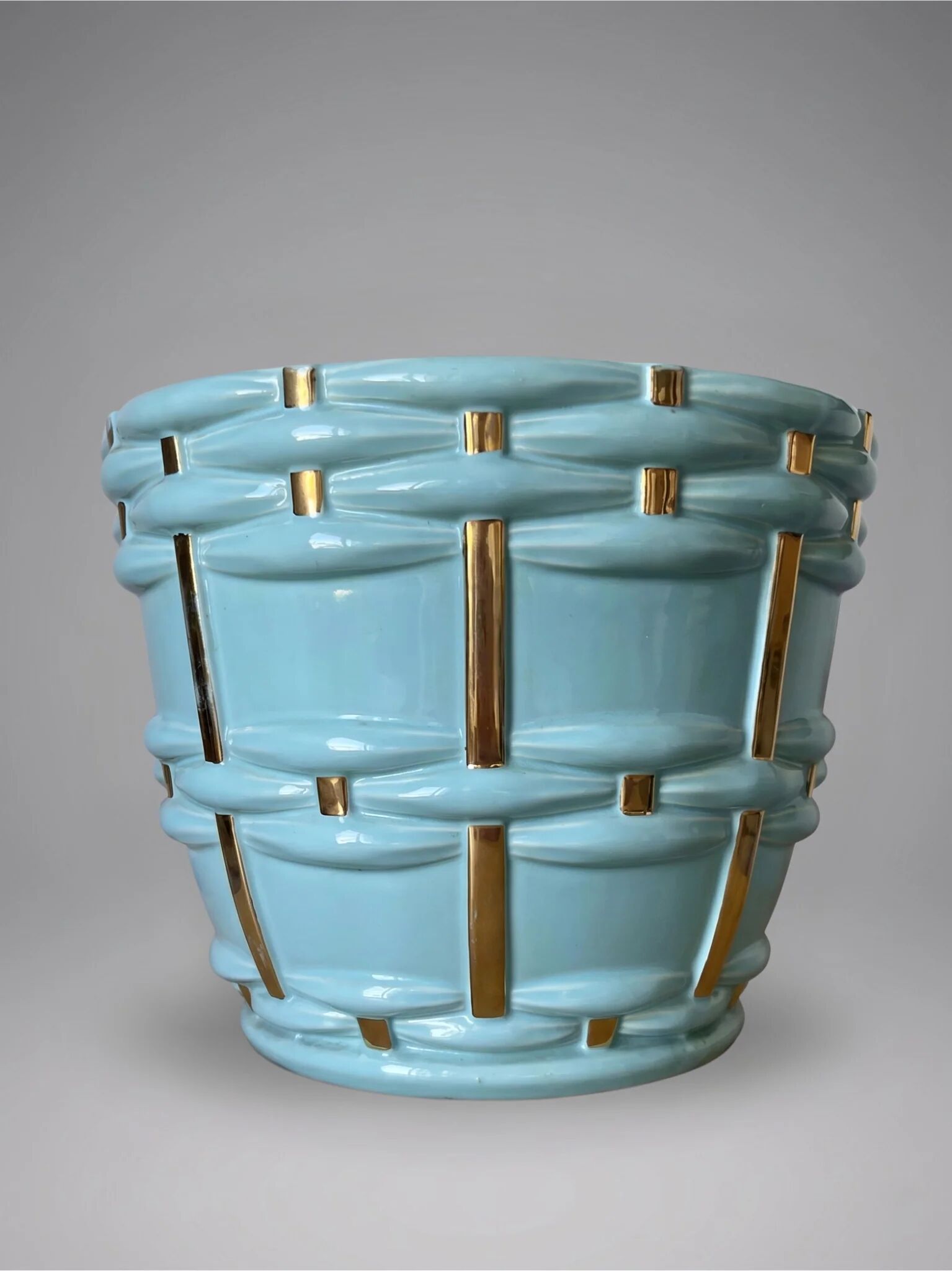 Saint-Clément cache-pot planter signed by Blanche Letalle model 4086-000