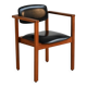 Teak and leather chair, Denmark 1960s