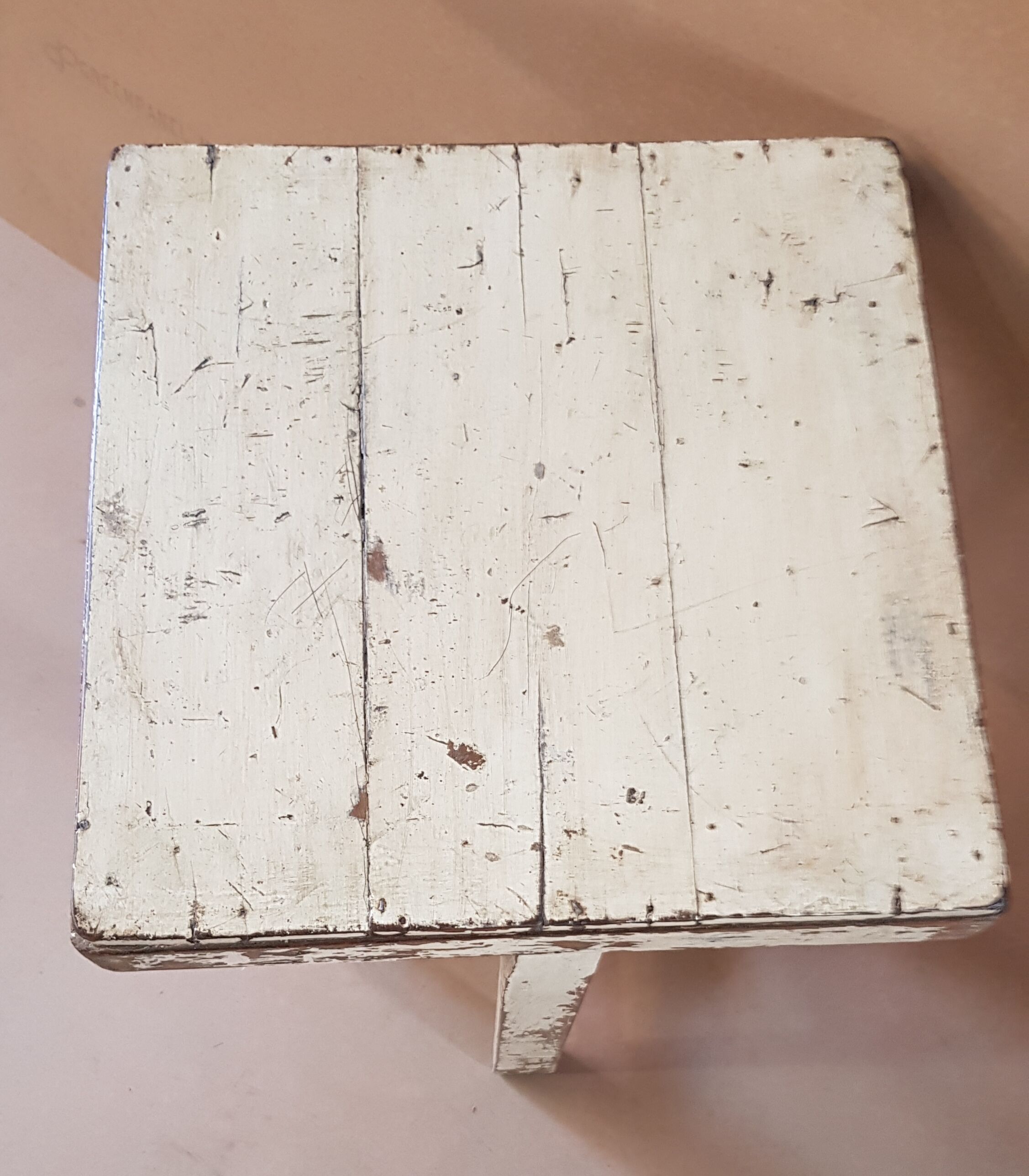 Pedestal table - piece of Square Art Deco sofa in Burmese teak