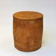Vintage birch taburette with removable top lid Sweden 1972