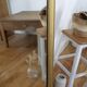 Antique Louis Philippe mirror from the 19th century, restored.