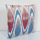 Uzbek ikat fabric designer ikat pillow