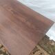 Bistro table wood and wrought iron tray