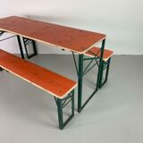 Table and garden benches