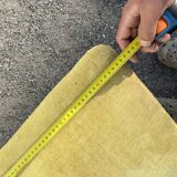 Lot de 3 chaises style victorien – acajou – assise velours jaune