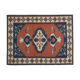 1970s Vintage Turkish Handmade Wool & Cotton Orange Area Rug 178x236