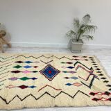 Handmade Moroccan Berber carpet 234 x 153 CM