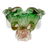 1960's Art Glass Bowl by Josef Hospodka for Chribska Glassworks, Czechoslovakia