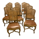 Chairs in beech Louis XV style