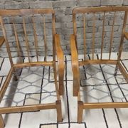 Pair of vintage Scandinavian armchairs from the 60s-70s.