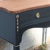 Restored antique console – Haussmannian elegance & velvet finish