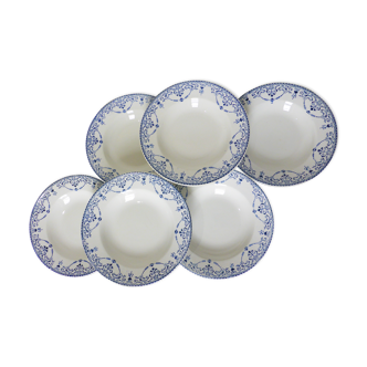 6 hollow plates in iron earth HB&C model Balzac 221006