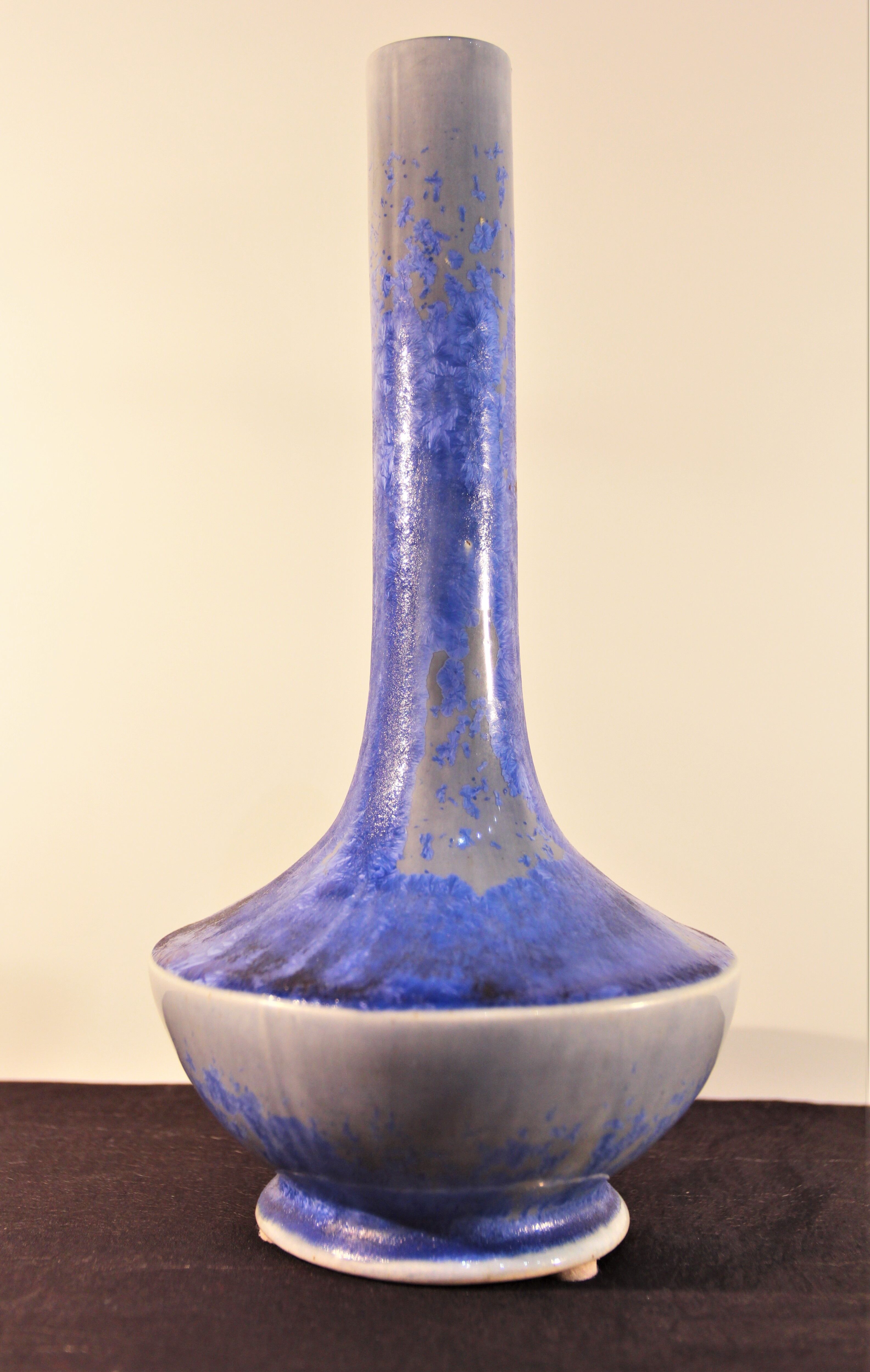 Soliflore in sandstone with crystalline enamels c. 1930-1940