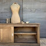 Low cabinet with sliding doors