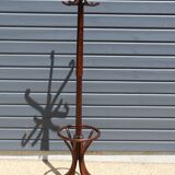 BAUMANN parrot coat rack dark beech umbrella stand